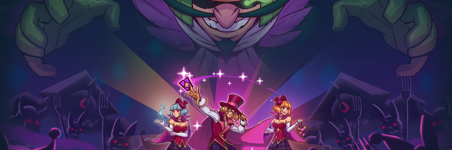 A dynamic screenshot showcasing Dandy Ace in fast-paced roguelike action using unique card combinations